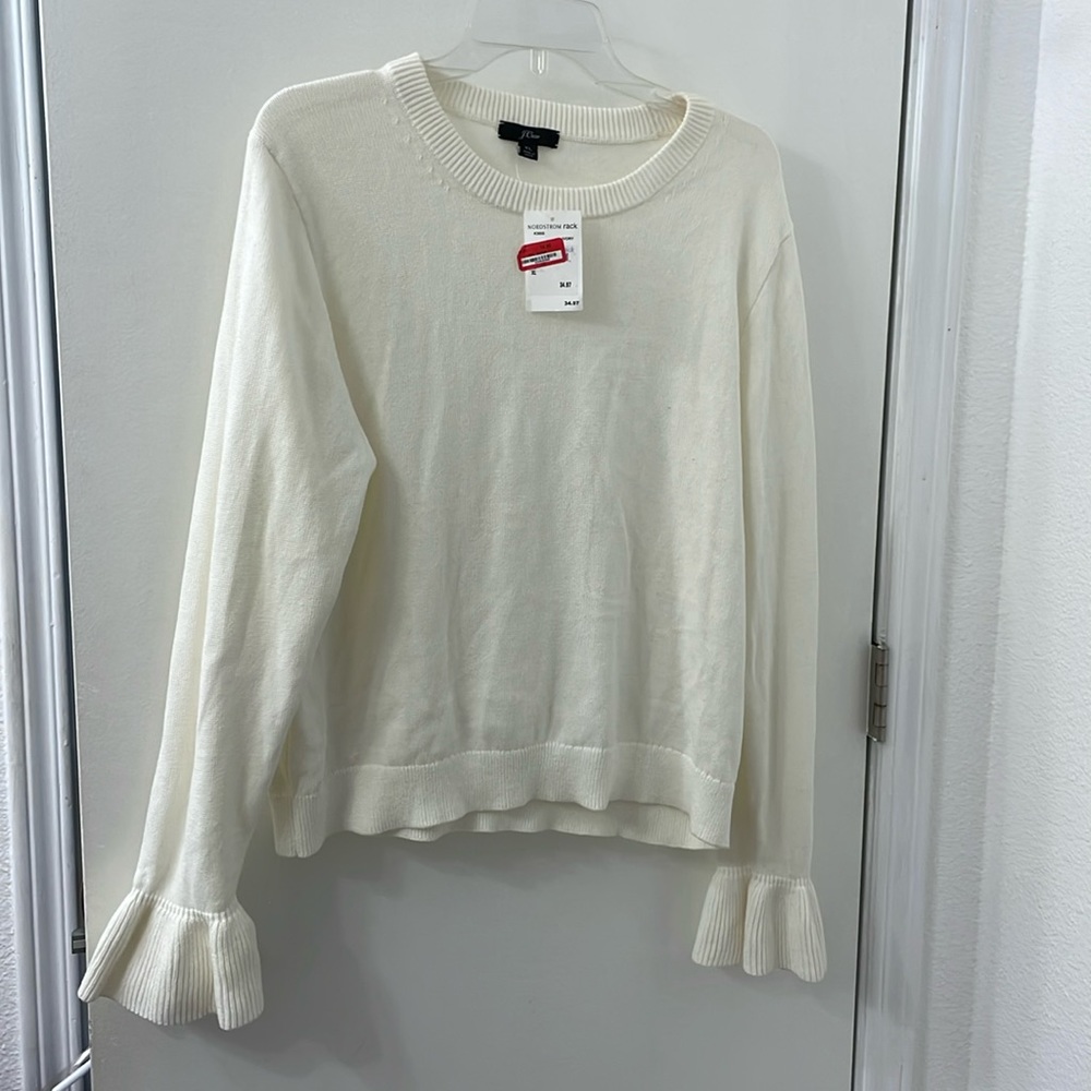 Ivory J Crew Sweater